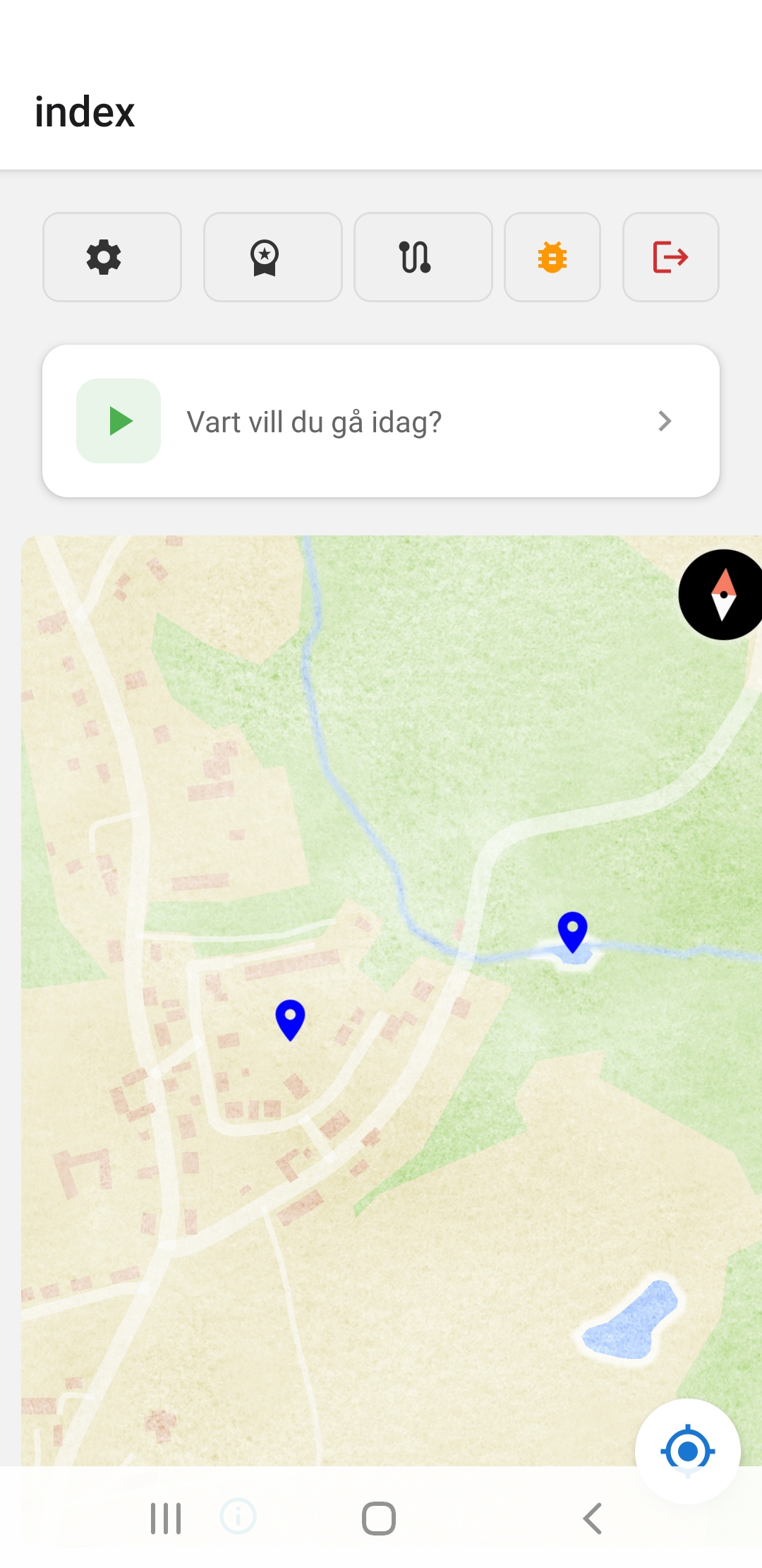 Vandringsapp söker UX-designer